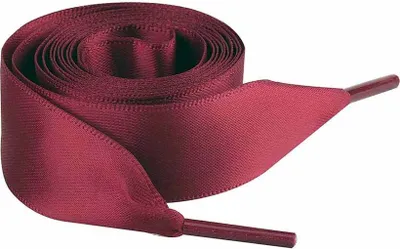 Satin Schnürsenkel - Rot Dunkel - Länge: 140 cm