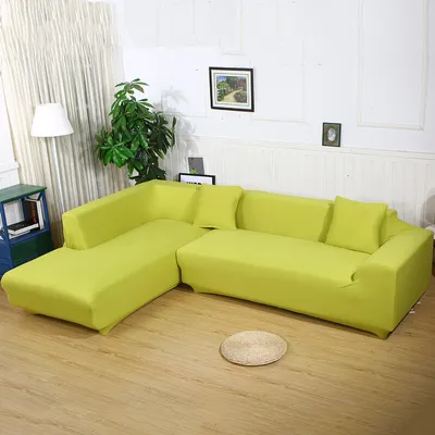 Produktbild von ele ELEOPTION 2 pcs 3 Sitzer Sofahussen Sofabezug Stretch elastische Sofahusse Sofa Abdeckung 170-220cm, Grün