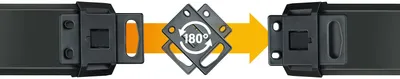Image de Premium-Line Multiprise 6 prises (noir, 1,8 mètre, protection contre les surtensions 26.000A)