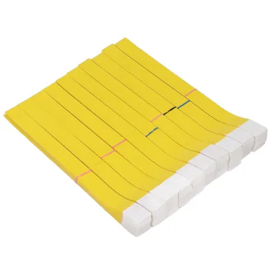 Zdjęcie produktu dla Jednorazowe opaski na rękę, jednorazowe bransoletki, wodoodporna papierowa bransoletka, papierowa opaska na nadgarstek, pasek na nadgarstek, opaska na nadgarstek na koncert