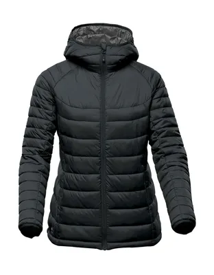 Produktbild von STORMTECH Damen Steppjacke Übergangsjacke Kapuze Winter Jacke Gesteppt, Größe:M, Farbe:Black/Graphite