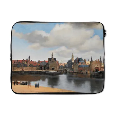 Obrázek produktu pro 15palcové pouzdro na notebook Vermeer - Město - Staří mistři - Umění Brašna na notebook