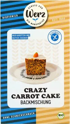 Produktbild von Backmischung - Crazy Carrot Cake 500g