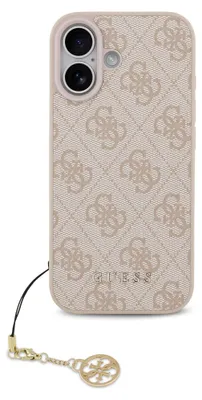 Obrázok produktu pre Guess – Hardcase 4G Charm Cradle MagSafe obal na iPhone 17 – ružový