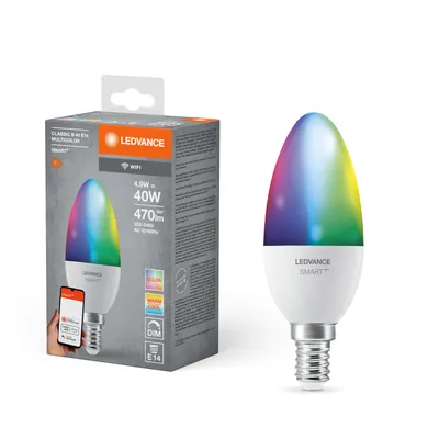 Produktbild von LEDVANCE 4058075778597, 4,9 W, 40 W, E14, 470 lm, 20000 h, Multi