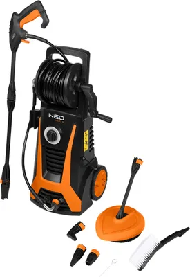 Produktbild von NEO TOOLS Hochdruckreiniger 2200W, 165Bar - Professionelle Reinigung für Hof, Auto & Garten, 8m Hochdruckschlauch, Integrierte Schaumfunktion
