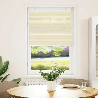 Immagine prodotto di vidaXL Tenda plissettata crema 70x150 cm larghezza tessuto 69,4 cm poliestere