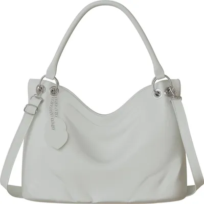 Produktbild von Damen Handtasche Shopper City Umhänge Tasche Veganes-Leder Elegant 30617 White