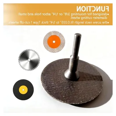 Produktbild von Montagedorn für Typ 1 Trennscheiben 3/8 Zoll und 1/4 Zoll - 2 Stück