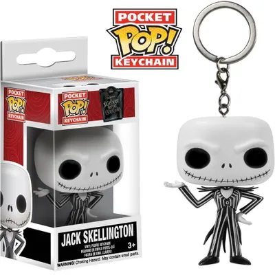 Produktbild von The Nightmare before Christmas - Jack Skellington - Schlüsselanhänger Funko Pocket POP! Keychain