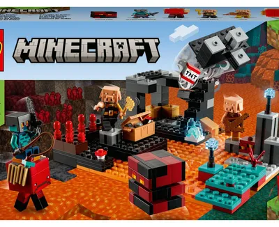 Zdjęcie produktu dla LEGO Minecraft Bastion w Netherze, Zestaw do budowania, 8 lat(a), Plastik, 0 szt., 480 g