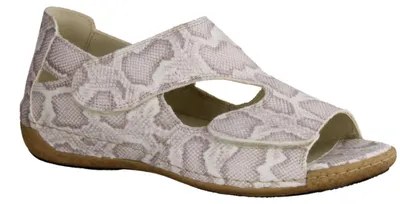 Produktbild von Waldläufer Heliett 342024060 Sandale mit Fersenkappe, Damen, Leder, Beige - Damenschuhe Sandale bequem / lose Einlage, Beige, leder&nbsp