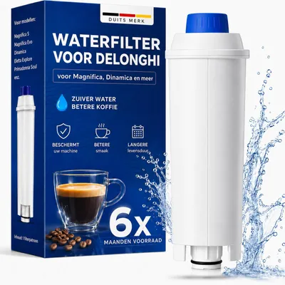 Wasserfilter für DeLonghi ECAM/ETAM/ESAM, 6er-Pack