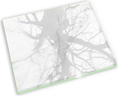 Produktbild von Glas Grabkerzen Untersetzer Motiv Gummifüße - 60x52 cm - Marmorsteinhintergrund