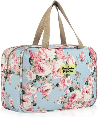 Imagen del producto de Estuche de aseo grande, impermeable, de 30x21x12 cm, ideal para viajes
