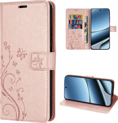 Produktbild von Hülle für Google Pixel 10 Pro XL Handy Tasche Handyhülle Schutzhülle Klapphülle Rosegold