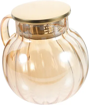 Produktbild von Teekanne Aus Glas Mit Siebeinsatz Und Deckel Für Losen Tee, Blütentee Und Früchtetee, Hitzebeständig Für Zuhause Oder Büro