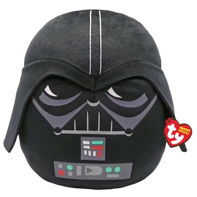Image de TY Squishy Beanie Dark Vador 35 cm Coussin Doudou Star Wars