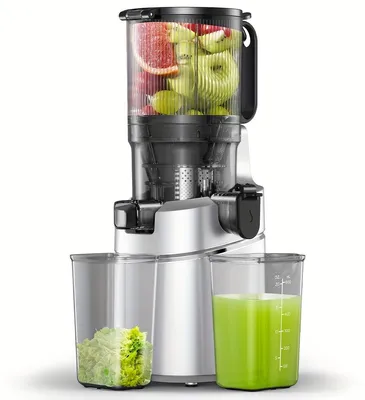 Obrázok produktu pre Pomalý odšťavovač – 250 W, multifunkčný, automatický odšťavovač – extra široký otvor – objem 2 litre