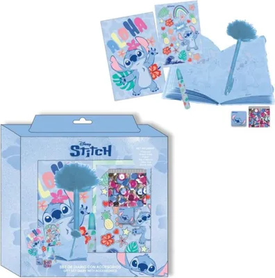 Obrázek produktu pro Deník Lilo & Stitch pro děti Sada pro kreativní psaní se zámkem