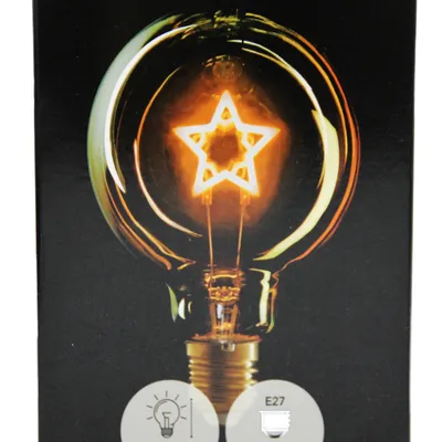 Obrázek produktu pro Retro žárovka Annas Collection s hvězdou s LED osvětlením 13cm