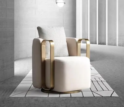 Produktbild von Design Luxus Sessel Chair Sofa 1 Sitzer Fernseh Lounge Chaise Sofa  Textil