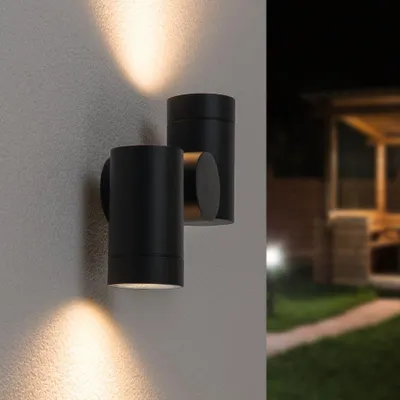 Image de HOFTRONIC - Applique murale LED 8W 690lm 2700K IP65 Noir orientable