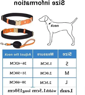 Obrázek produktu pro Psí obojek z nylonu, tmavě modrý, nastavitelný, velikost M