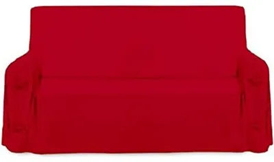 Stuhlbezug aus Baumwolle, Rot, 100 x 200 x 60 cm