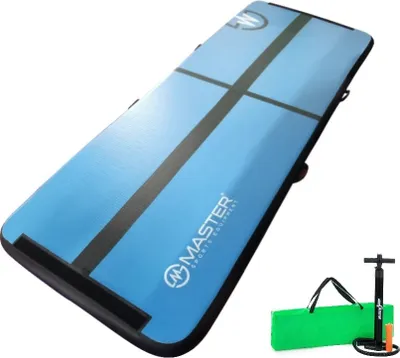 Zdjęcie produktu dla Airtrack ścieżka akrobatyczna MASTER 300 x 100 x 10 cm - Niebiesko-Czarny
