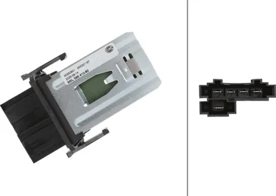 Immagine prodotto di Resistenza ventilatore interno 12 V a 5 poli HELLA per SEAT IBIZA e altri modelli