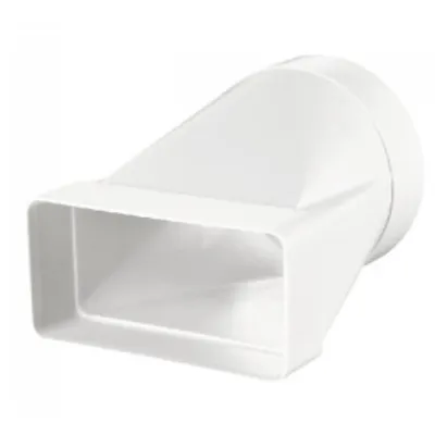 Immagine prodotto di riduttore in plastica, tubo tondo-piatto Ø100mm-55x110mm