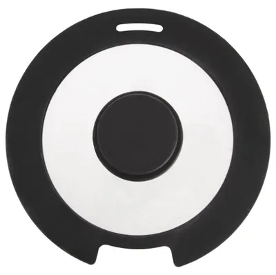 Immagine prodotto di Coperchio in vetro da 19 cm con bordo in silicone e sfiato vapore