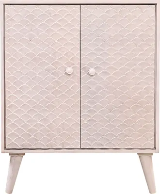 Zdjęcie produktu dla Boho meble kredens drewniana komoda Mathis White