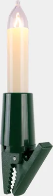 Produktbild von NARVA Lichterkette mit Minischaftkerze - 20 Minischaftkerzen, weiß