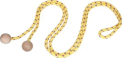 Produktbild von Outdoor Springseil bunt Holzkugeln 250 cm
