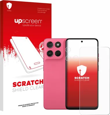 Produktbild von upscreen Schutzfolie für Motorola Moto G57 Power (Display+Kamera) Displayschutz Displayschutzfolie Folie Klar Transparent