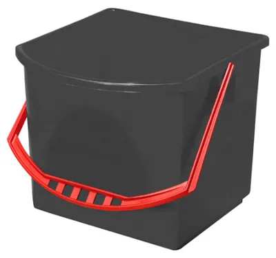 Produktbild von VERMOP Eimer 17 L, rot, 31 x 32,5 x 26,5 cm | 1 Stück