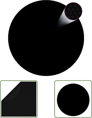 Immagine prodotto di The Living Store Copertura per piscina nera 455 cm PE