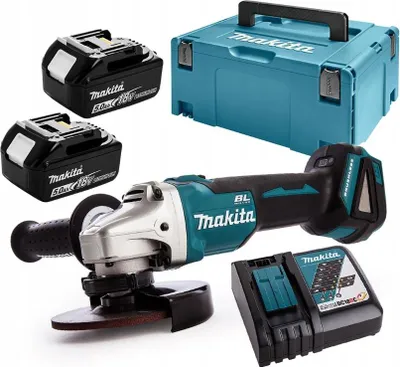 Produktbild von Makita DGA506RTJ, 8500 RPM, 12,5 cm, Akku, 5 Ah, 2,5 kg