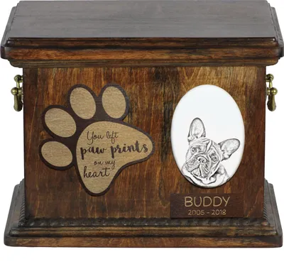 Imagen del producto de Art-Dog Urna funeraria para mascotas – Bulldog francés