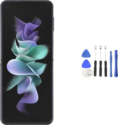 Produktbild von OEM Samsung Galaxy Z Flip 3 SM-F711 LCD Display mit Rahmen Touchscreen Schwarz
