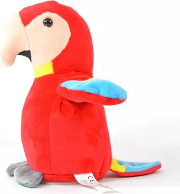 Produktbild von Kögler Labertier Papagei Paul plappert alles nach Wackelkopf Plüschpapagei