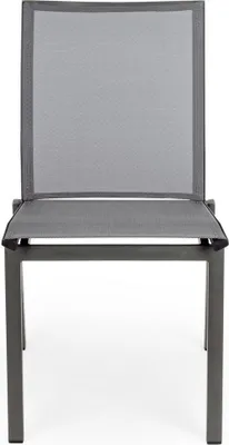 Produktbild von 4er Set Stühle Cruise 50 x 61 x 88,5 cm Aluminium Textil Anthrazit