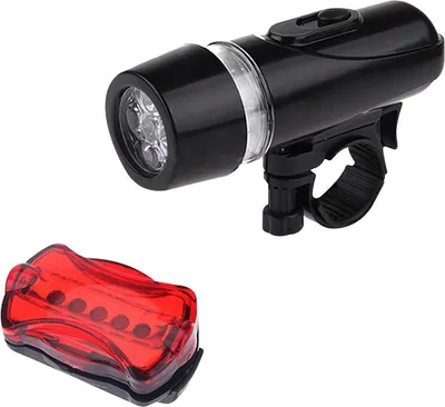 Productafbeelding van LED Fietsset 052, 2-in-1 zaklamp