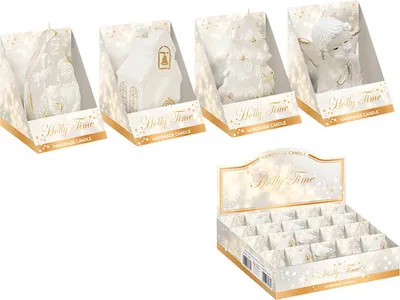 Zdjęcie produktu dla Świeca bożonarodzeniowa HOLY TIME 8cm 55g MOM 20szt