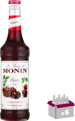 Produktbild von Lot de 6 Sirop Monin - Cerise - 70cL