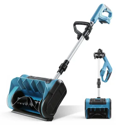 Zdjęcie produktu dla Odśnieżarka akumulatorowa 18V, szerokość robocza 30 cm, wysokość odśnieżania 20 cm, zasięg wyrzutu śniegu 8 metrów