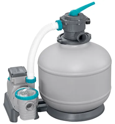 Zdjęcie produktu dla Bestway 58486 / 25, Pompa filtra piaskowego, Zielony, Szary, Biały, Nad basenem naziemnym, Filtr piaskowy, Podłoga, EMC/EN16713/LVD