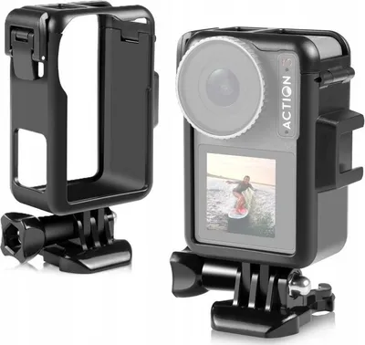 Zdjęcie produktu dla Ramka Obudowa Frame Mount Uchwyt Statyw GoPro + ISO do DJI Osmo Action 3 / 4 / PU883B